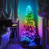 Cordes 10/5m LED lumières feston fée chaîne USB guirlande lampe décoration de noël en plein air année LED