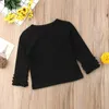 T-shirts Fashion Toddler Kid Cute Baby Girl Cotton Color Puff Long Sleeve Solid T-shirt Tops Tee Clothes Outfit BlouseT-shirts