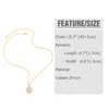 Anhänger Halskette Kupfer Goldkette Buchstabe Halskette für Frauen CZ Crystal Az Round Disc Initiale Modesame Schmuck Geburtstagsgeschenk2560067