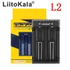 Originele liitokala lii-l4 li-l2 batterijlader voor 3.7V 1.2V oplaadbare 18650 18500 18650 26650 21700 batterijen 4 slots