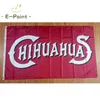 Milb El Paso Chihuahuas Flag 35 stóp 90cm150 cm Dekoracja poliestrowa Latająca domowa flaga ogrodowa Flaga Świąteczna Prezenty 4691892