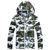 Men's Jackets 2022 Camouflage Jacket Spring And Autumn Period The Paragraphs Thin Short Coat Cultivate One's Morality Even Cap Couples Trend