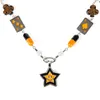 Collane con ciondolo 2023 Trendy Orange Card Stella a cinque punte Sorridente Fortunato Hip Hop Punk Collana con ciondolo per uomo Donna Ragazza Gioielli Gord22