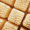 Candela profumata a nido d'ape Gesso Stampo in silicone Food Grade Mousse al cioccolato Stampi a forma di cubo 3D Regalo di nozze Decorazione domestica 220629