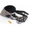 leopard velvet strap on harness with waist enhancer,plus Size mini vibrator - for women,adjustable dildo