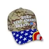 Chapeau de campagne brodé en coton Trump 8 styles Casquette de baseball électorale 2024