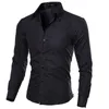 Men's Dress Shirts Plus Size Brand-clothing Cotton Mens CIOTHING Solid Soft Men Shirt Long Sleeve Casual Slim Fit 2022Men's Vere22