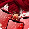 Casos de TPU suave da boneca de Natal para Xiaomi Redmi Nota 9 8 7 6 8t Pro 9s 9a 8a mi 11 a3 10 lite cc9e cc9 capa de telefone de desenho animado fofo