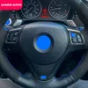 Jameo Auto accesorios de fibra de carbono para coche BMW X1 E84 2009 2016 cubierta decorativa para Panel de volante pegatinas embellecedoras 2242492