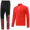 2223 Training suit Suit Black red green blue casual football Soccer Sets