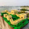 Blocks The Great Wall Building Blocks Chinese Famous Architecture Micro Brick 3D Model Diamond Block Toys For Kid Birthday Gifts T230103