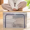 Clothing & Wardrobe Storage Transparent Steel Frame Box Extra Large Covered Quilt Bag Waterproof Finishing BagClothing