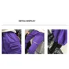 Men Streetwear Cargo Pants Overalls Herr Baggy Hip Hop Joggers Pants Pockets Harem Pants Purple Sweatpants Korean 220726