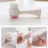 Cleaning Tools 3D Double Sided Face Wash Brush Soft Hair Silicone30512583034