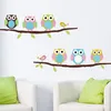 Stickers Muraux Décor À La Maison Jardin Nouveau Dessin Animé Chambre D'enfant Murs De Chambre À Coucher Peints Décoratifs Mignon Hibou Animal Branche Drop Delivery 2021 V7Sv