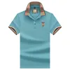 Camisa masculina de manga curta de verão de negócios esportes listrado lapela camiseta de manga curta roupas masculinas polo homme 220702