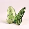 Decorative Objects & Figurines Diamond Pattern Crystal Butterfly Ornament Home Gift El DecorationDecorative