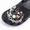 Brand Designer Croc Charms Accessories Bling Rhinestone Girl Gift For Clog Shoe Decoration