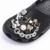 Бренд-дизайнер Croc Charms Accessories Bling Rhinestone Girl Gift For Clog Shoe Decoration