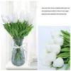 50 Stück Latex-Tulpen, künstlicher PU-Blumenstrauß, echte Touch-Blumen für Heimdekoration, Hochzeit, dekorativ, 8 Farben Option