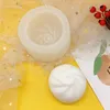 공예 도구 3D 찐 박제 롤빵 캔들 실리콘 금형 Baozi Dumpling 아로마 에폭시 수지 DIY 수제 홈 장식 비누 만들기