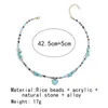 Bohemian Colorful Irregular Stone Beads Necklace Women Fashion Heart Butterfly Pendant Necklace Party Jewelry