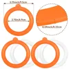 Silicone Replacement Gasket Airtight Rubber Seals Rings for Mason Jar Lids Kitchen Bar Tools