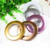 50Pcs Home Decoration Curtain Accessories Five Colors Plastic Rings Eyelets for Curtains Grommet Top Curtain Rod Ring T200601