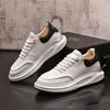 Luxury Designers Lace Up Dress Wedding Party Shoes Autumn White Trainers Casual Sneakers Fashion Round Toe Thick Bottom Driving Business Walking Loafers N57