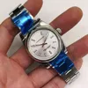 Montre mécanique de luxe pour homme Journal automatique Table blanche 31 Montre-bracelet de marque Lx3e