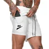 Neue Sommer Männer Jogger Gym Shorts Männer Sport Casual Shorts Fitness Workout Laufhose schnell trocknende Sport Shorts Marke LOGO drucken