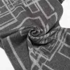 Luksusowa marka Designer Men Classic Cashmere Geometryczny Szalik Zimowy Ciepły Miękki Tassel Fashion Wrap Szalik Szalik