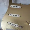 Обновление загруженного SSS Алюминиевая панель гитара Pickguard Желтый Seymour Duncan SSL1 Пикапы CTS POTS Сварная жгут