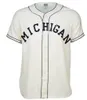 Custom costurei Jersey de beisebol do Michigan Wolverines