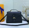 Bolso de hombro de cuero genuino de alta calidad para mujer, bolso de mano para hombre, bolsos cruzados, diseñador de lujo, bolsos de compras de moda para mujer, estuches para cámaras de noche, bolso para tarjetas