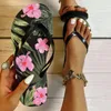 Sandaler grå för kvinnor damer platt flip flops strand mode sommarstorlek 5 sommare och