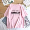 あなたがトム・ホランドでない限り、私は興味がありませんスローガンプリントTシャツのための男性綿の半袖面白いTシャツトップTシャツ220506