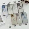 Custodie per telefoni galvanizzate per iPhone 13 12 11 pro max XS XR 7/8 più cover trasparente in TPU con borsa OPP