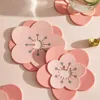 Tapis de tapis 1PC Cherry Blossom Japan Style Tasse à thé Tasse à thé Mâte Tapis Heat isolant Table de cuisine Cuisine Cuisine Anti-Skid