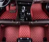 Para Jeep Grand Cherokee 2004-2021 Mats de piso personalizados, todo o tempo deixou de dirigir vermelho