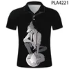 Polos masculinos de verão de manga curta homme anime beartars streetwear masculino camisas ropa 3d camiseta impressa moda harajuku coolmen's masculina bleles