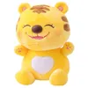 Cm Cartoon Sorriso Tigre Bambole di pezza Peluche Foresta Animale Cuddle Seduta Cuscino Carino Confortante Plushie Regalo per bambini J220704