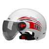 Casques de moto casque de véhicule électrique été équitation hommes et femmes vélo batterie voiture sécurité Moto