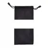 Kolorowe czarne torby torebki do okularów przeciwsłonecznych mp3 miękki tkanin