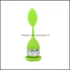 타일 ​​손잡이 차 Infuser Stainless Steel 스트레이너와 허브 드롭 배달을위한 드립 트레이가있는 Tea Infuser Steeper Diffuser 2021 커피 도구 음주.