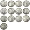 USA 13pcs Morgan Dollar 18781893 Quotccquot verschiedene Daten Mintmark Craft Craft Silber Plated Copy Münzen Metall Die Herstellung 125652544805