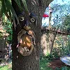 راتنج وجه شجرة الشبح ميزات ديكور عيد الفصح الدعائم في الهواء الطلق حديقة Fbird Feeder 220721