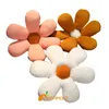 Blommor Daisy Seat Cushion Plush Brown White Pink Dekorera mjuk grönsak inomhus golvstol soffa sittande dropshipping j220704