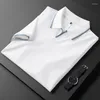 Heren t-shirts minglu katoen mannelijke luxe korte mouw business casual simple heren mode slanke fit zomer man 3xlmen's milde22