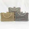 Crystal Luxury Brand Clutch for Women Evening Small Wedding Party Purses and Handbag Gold Female Shoulder Bag Sac X572H